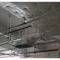 湖汉九水 A级防火保温材料 耐火3小时通风管道包裹玻璃棉板 消防工程